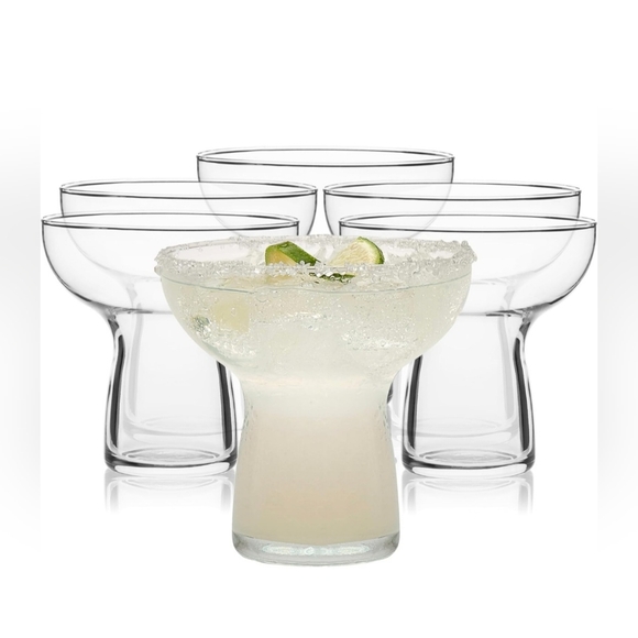 Libbey Stemless Margarita Glasses Set of 6 - Picture 1 of 5
